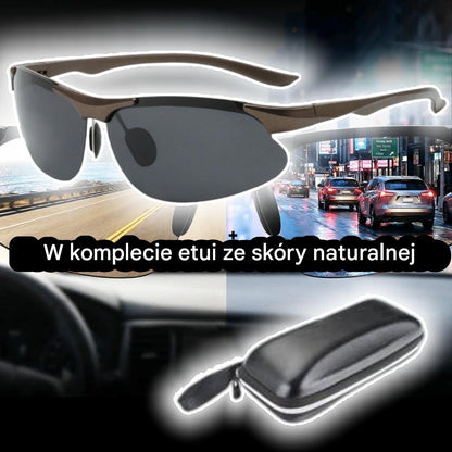 ✨【Rabat 50%】 🕶️Okulary polaryzacyjne fotochromowe do jazdy w dzień i w nocy 🚗
