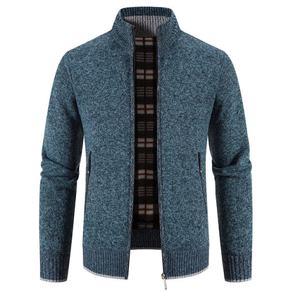 ✨【50% zľava: M-3XL】Nový pánsky zimný komplet 2026 – bunda s hrubým golierom a polar podšívkou + vesta + pulóver