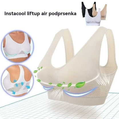 😍【Balenie 3 kusov】Bezšvová podprsenka pre plné veľkosti ❤️ Priedušná a chladivá 【40-120KG】