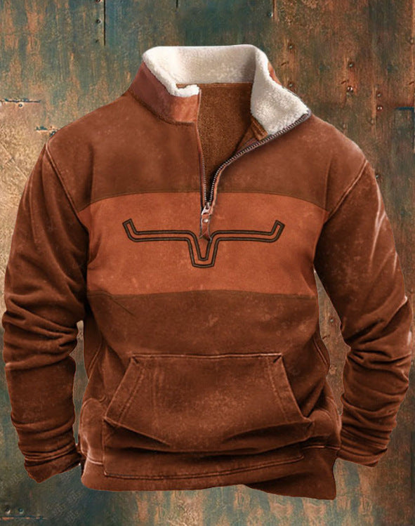 🔥【35% KEDVEZMÉNY】【S–4XL】Divatos férfi 3D pulóver – Meleg és kényelmes