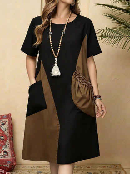 🌹【S-4XL】Luźna Sukienka Plus Size na Lato✅️Płatność gotówką przy odbiorze