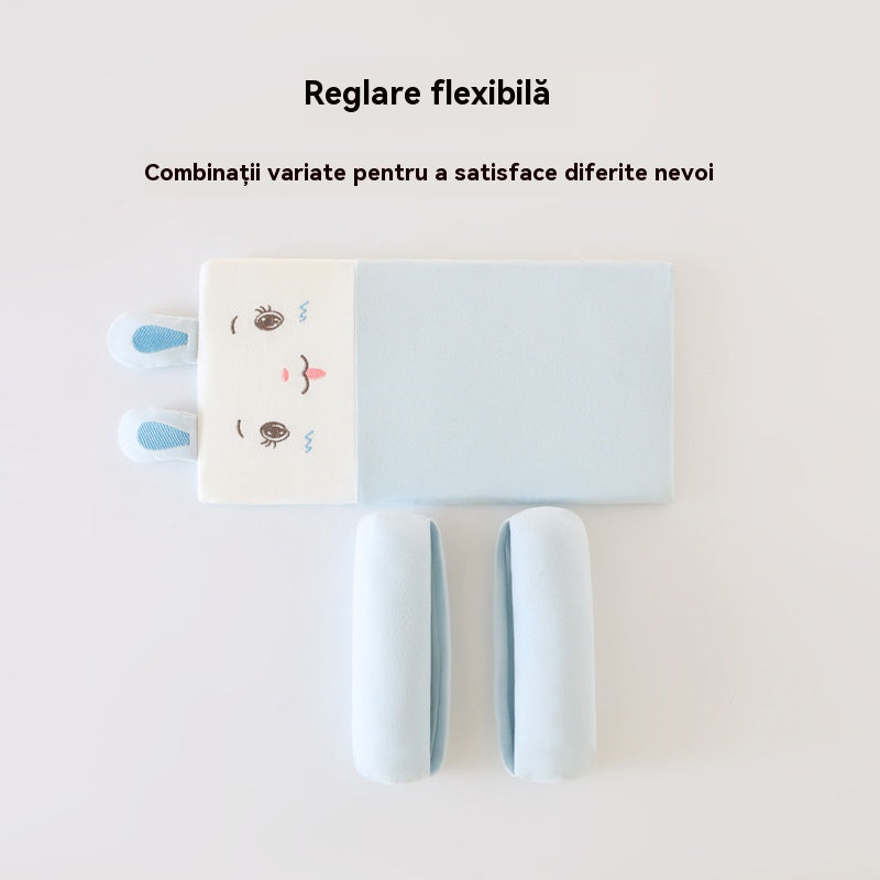 👶🎁【Promoție specială】【0–1 an】Pernă ortopedică pentru bebeluși – anti-înclinare, protecție delicată a capului 💗✨
