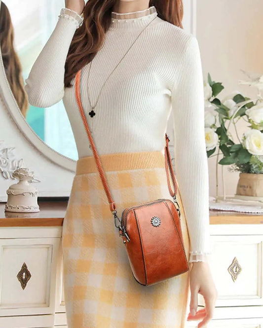 🔥👜[Promocja ograniczona czasowo] 💖2026 nowa mini wielofunkcyjna modna torba na ramię ze skóry naturalnej, mała i wykwintna