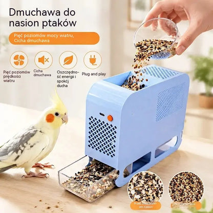 🐦Środek do czyszczenia karmy dla ptaków: Szybko usuwa puste łuski, zapewniając czystszą karmę.