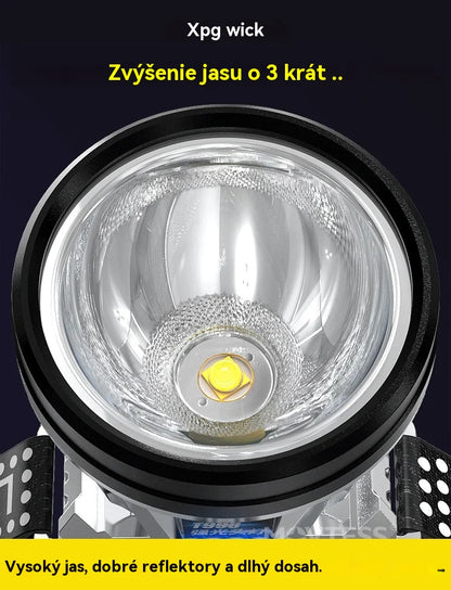 🔦 【Kúp 1 a získaj 1 ZADARMO】⚡🔥Výkonná LED čelovka s lítiovou batériou – Ideálna na kempovanie, rybolov a nočné aktivity