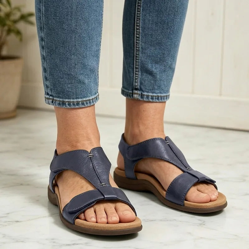 👡 Dámske sandále L–4XL – zapínanie na suchý zips, pohodlné, veľké veľkosti, platba na dobierku a doprava zdarma