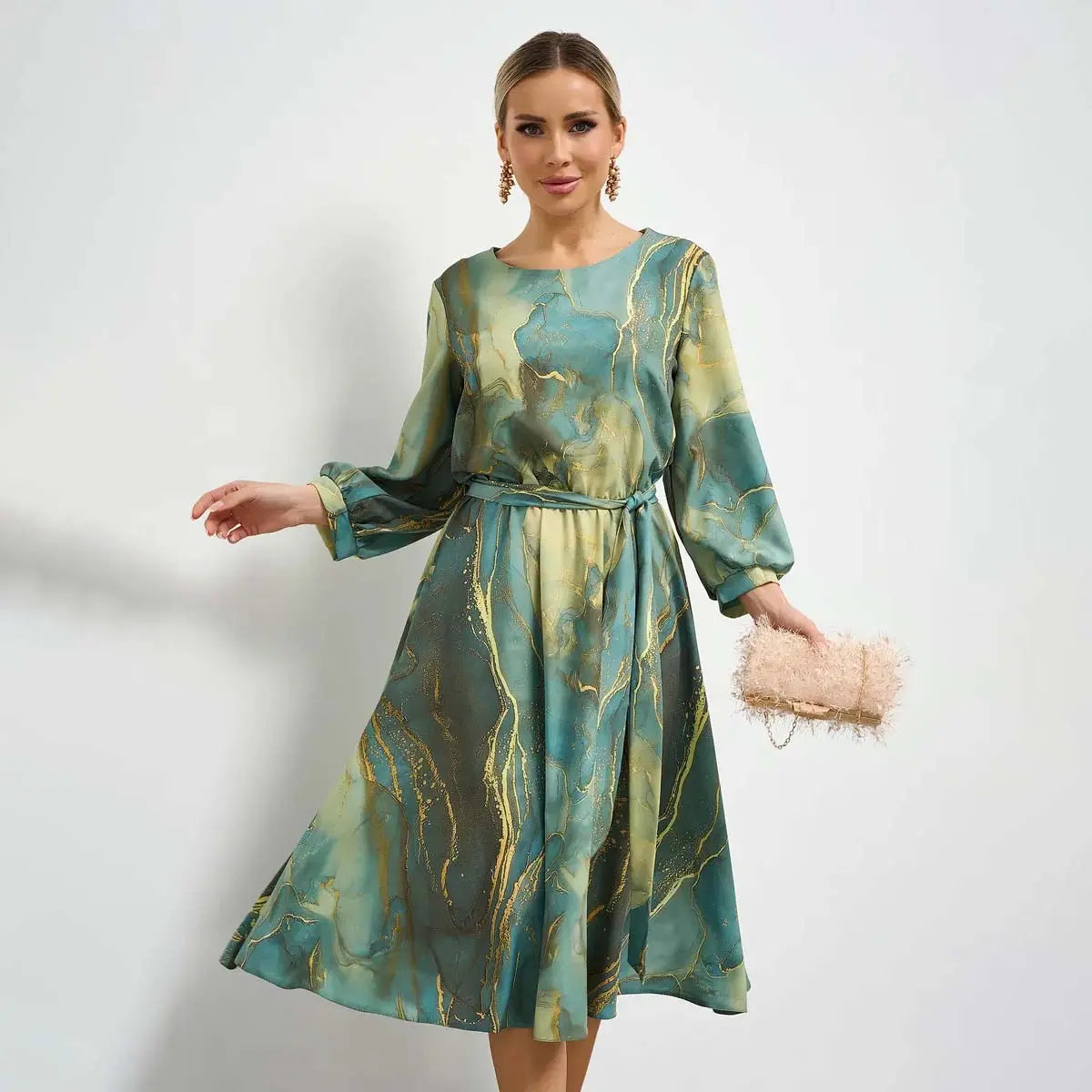 🌿👗Ograniczona ilość! Elegancka sukienka, która cieszy się popularnością wiosną, kliknij i kup