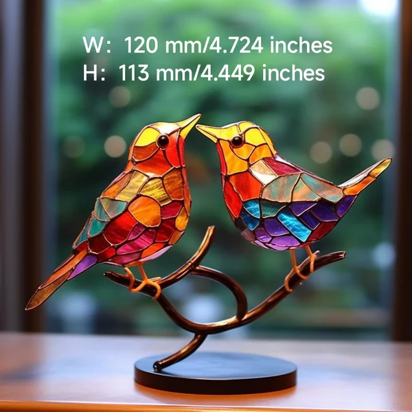 🎉 49% RABATU! 🕊️【5 ptak】Kolorowe figurki ptaków do dekoracji domu