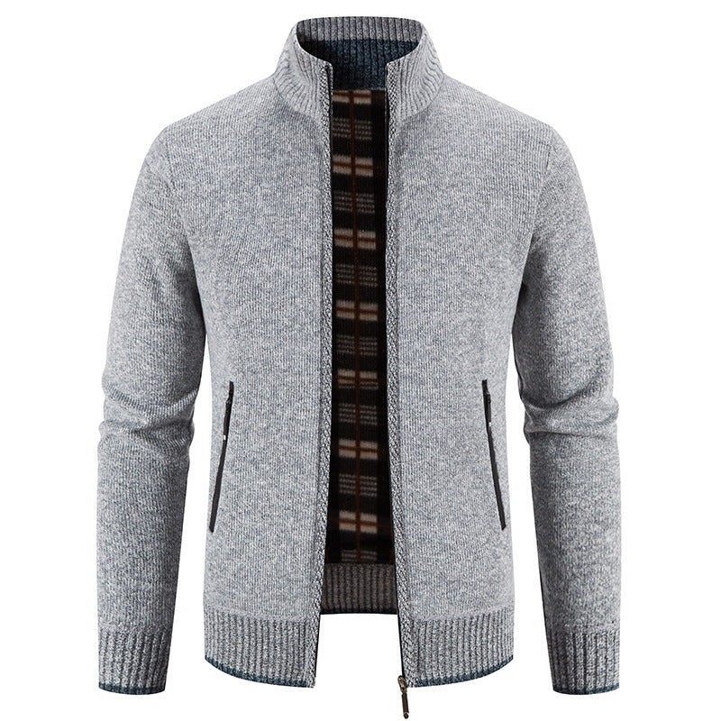 ✨【50% zľava: M-3XL】Nový pánsky zimný komplet 2026 – bunda s hrubým golierom a polar podšívkou + vesta + pulóver