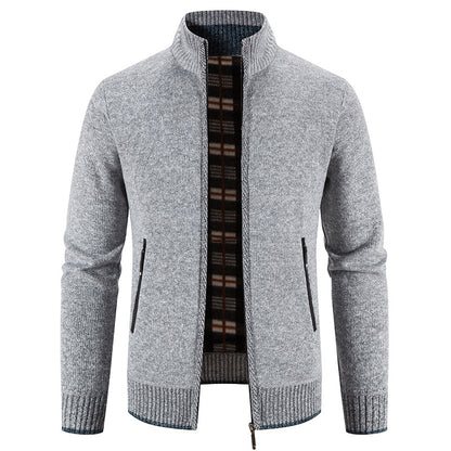 ✨【50% zľava: M-3XL】Nový pánsky zimný komplet 2026 – bunda s hrubým golierom a polar podšívkou + vesta + pulóver