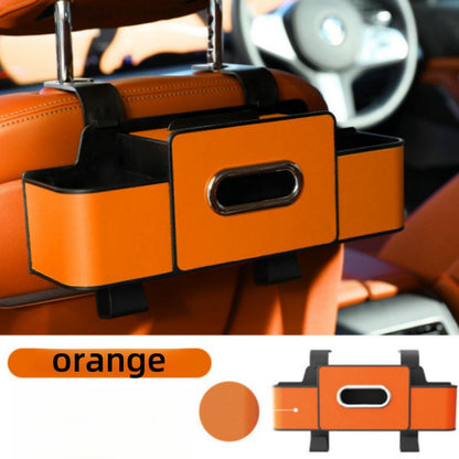 🚗😍  【Θήκη Χαρτομάντηλων για Αυτοκίνητο 】✨ Πολυχρηστικό Κουτί Αποθήκευσης  στην Πλάτη Καθίσματος, Θήκη Οργάνωσης & Θήκη Αντικειμένων