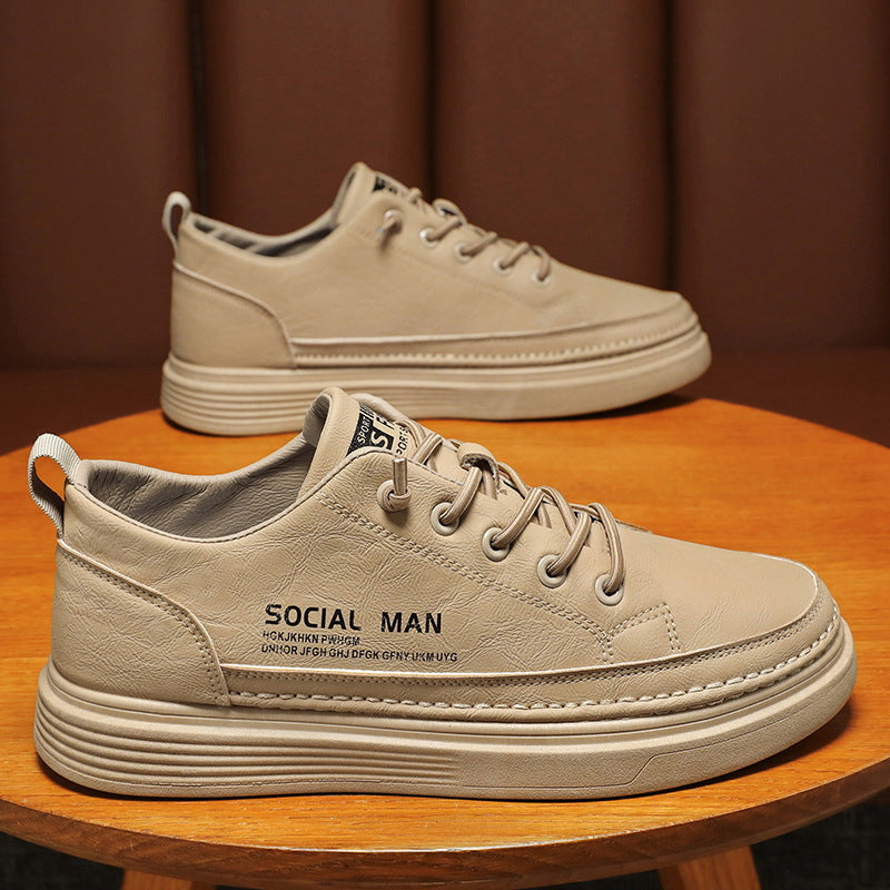 ✨【39-44】2025 Νέα δερμάτινα χαμηλά casual sneakers
