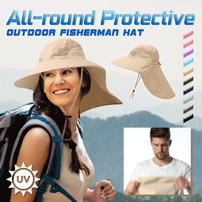 🔥🧢【Kup 1, otrzymasz 1 gratis】 🎣 Uniwersalna czapka ochronna z filtrem UV do wędkowania na świeżym powietrzu – lekka i przewiewna ☀️💨