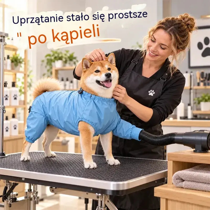 🐕【S–XL】Przenośna torba do suszenia psów i kotów – ciepły nawiew 360° i mniej rozprzestrzenionej sierści
