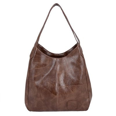 💖👜💖 【50% reducere🔥】Geantă de umăr din piele moale, nou stil, capacitate mare