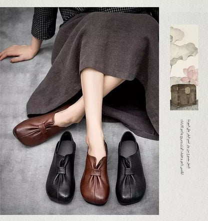 👡【35–42】Nyári puha női slip-on cipő valódi bőrrel · Kényelmes és könnyen kombinálható · Akció + gyors szállítás