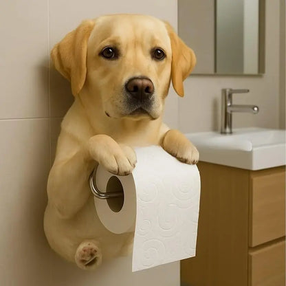 🐕 Uroczy uchwyt na papier toaletowy z motywem szczeniaka