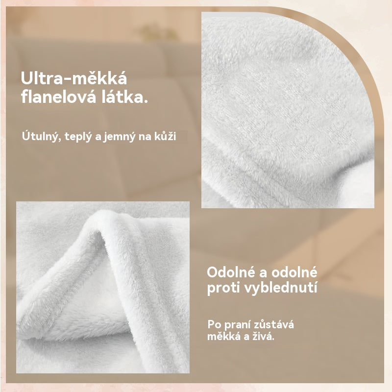 🤩🔥Umělecky potištěná měkká flanelová deka – příjemná, hřejivá a vhodná jako bytová dekorace【70cm x 100cm】