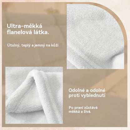 🤩🔥Umělecky potištěná měkká flanelová deka – příjemná, hřejivá a vhodná jako bytová dekorace【70cm x 100cm】