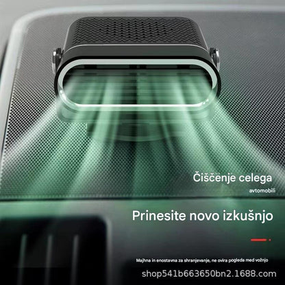 🚗🔥 Prenosni avtomobilski grelec in ventilator 2 v 1 – 360° vrtenje, hitro odmrzovanje, ogrevanje in hlajenje · tih in enostaven za uporabo v vseh letnih časih