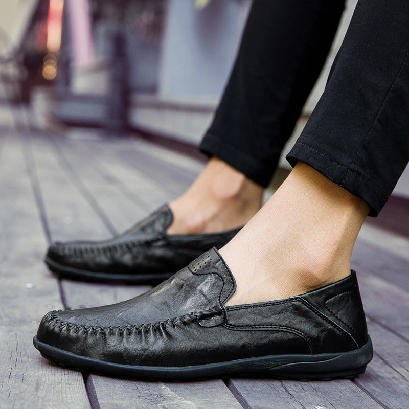 🔥👞【39-44】Nowoczesne buty casualowe ze skóry cielęcej dla mężczyzn ✅Płatność przy odbiorze