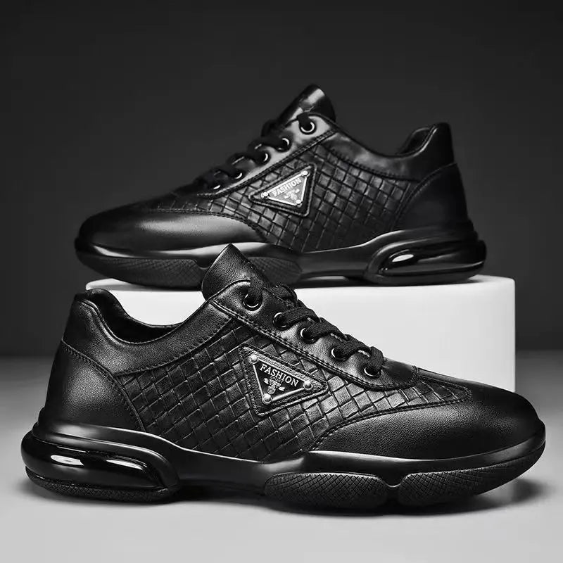 💥【Produkt na sprzedaż】💥Męskie skórzane buty codzienne, miękka podeszwa, lekkie i oddychające