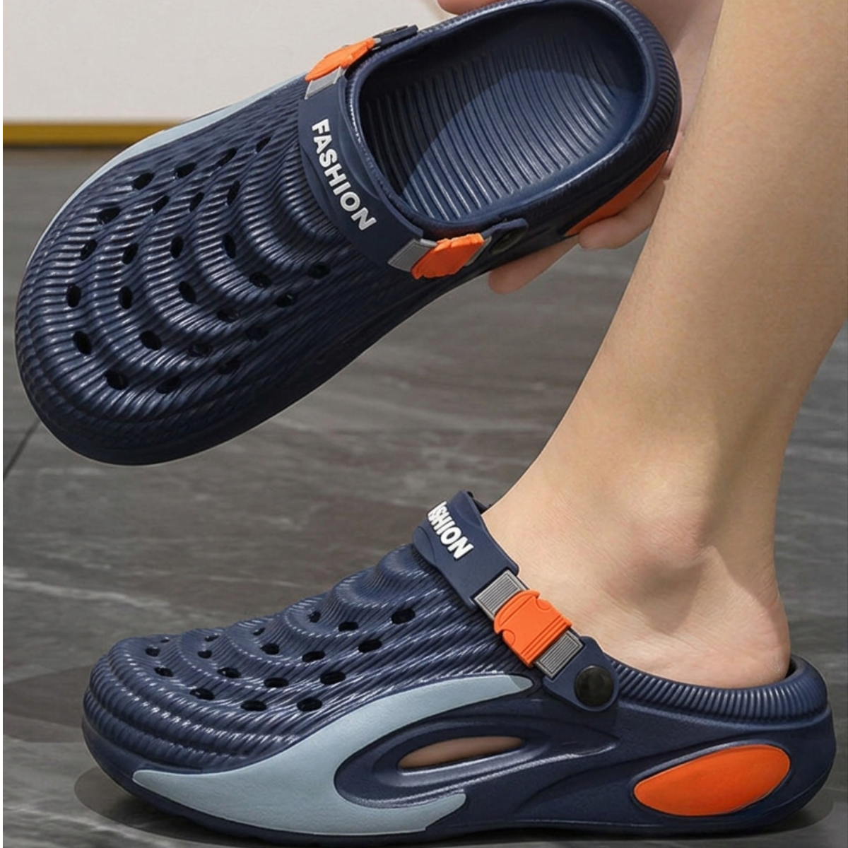 👟 50% zniżki 🌬️ Uniwersalne sandały męskie z grubą podeszwą EVA: antypoślizgowe, superlekkie i oddychające, idealne na plażę, do uprawiania sportu i na co dzień 🏃‍♂️