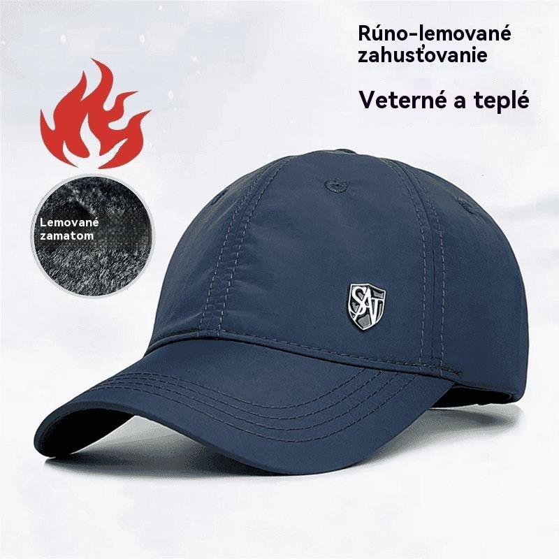 🧢🔥Zimná unisex šiltovka s teplou flísovou podšívkou · Vetruodolná · -50 % sezónna ponuka