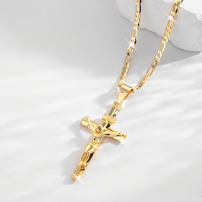 ✝️✨【Kúp jeden, druhý dostaneš zdarma】✝️ Náhrdelník s Ježišovým krížom – Ručne vyrábaný, striebro 925