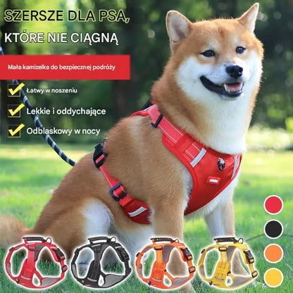 🐶 【5–30 kg】Szelka przeciw ciągnięciu – 🎁 Idealny prezent dla każdego miłośnika psów