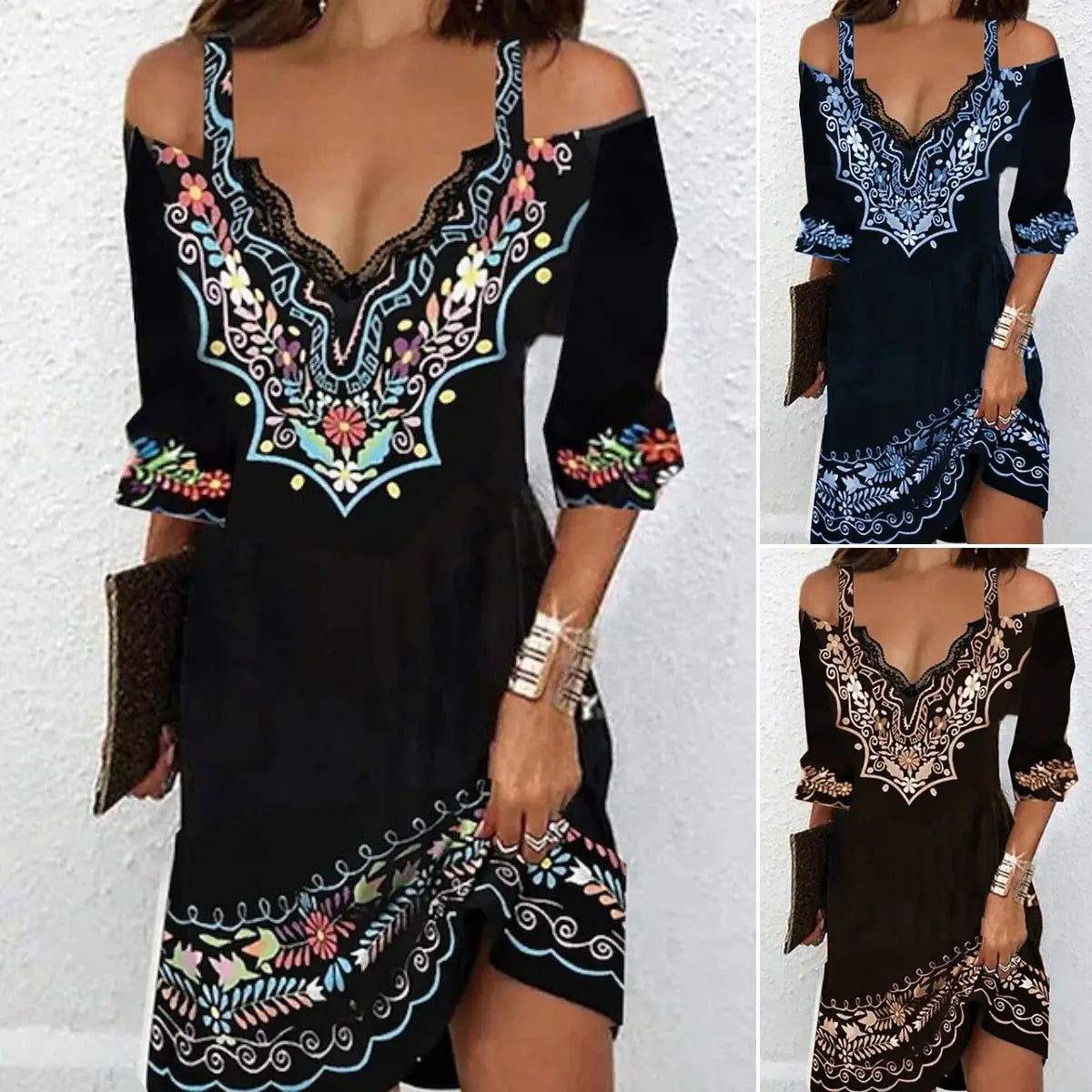 👗🌸【S-5XL】2026 Wiosna i Lato Nowa Sukienka Halter-Jedwabisty W dotyku