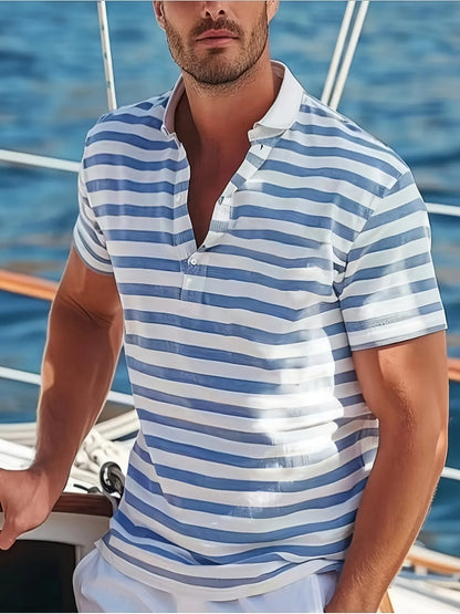 👕🔥【50% taniej】【S-7XL】 Męska koszulka polo – styl wakacyjny na lato
