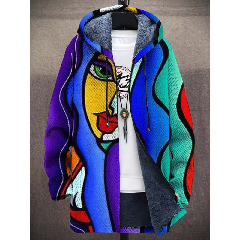 👔【S–4XL】 Pánsky ležérny teplý jesenný a zimný kabát z kvalitnej hrubej vlny a zamatovej podšívky, dostupný vo všetkých veľkostiach