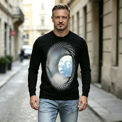 🌀👕【S-5XL】Męska koszulka z cyfrowym nadrukiem 3D
