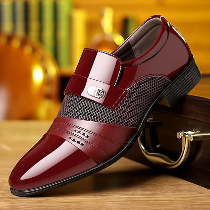 ✨🔥【38-48】Zapatos de cuero para hombre 2025 – Hechos a mano, estilo empresarial y cómodo