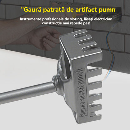 💥 Perforare rapidă pentru priză pătrată