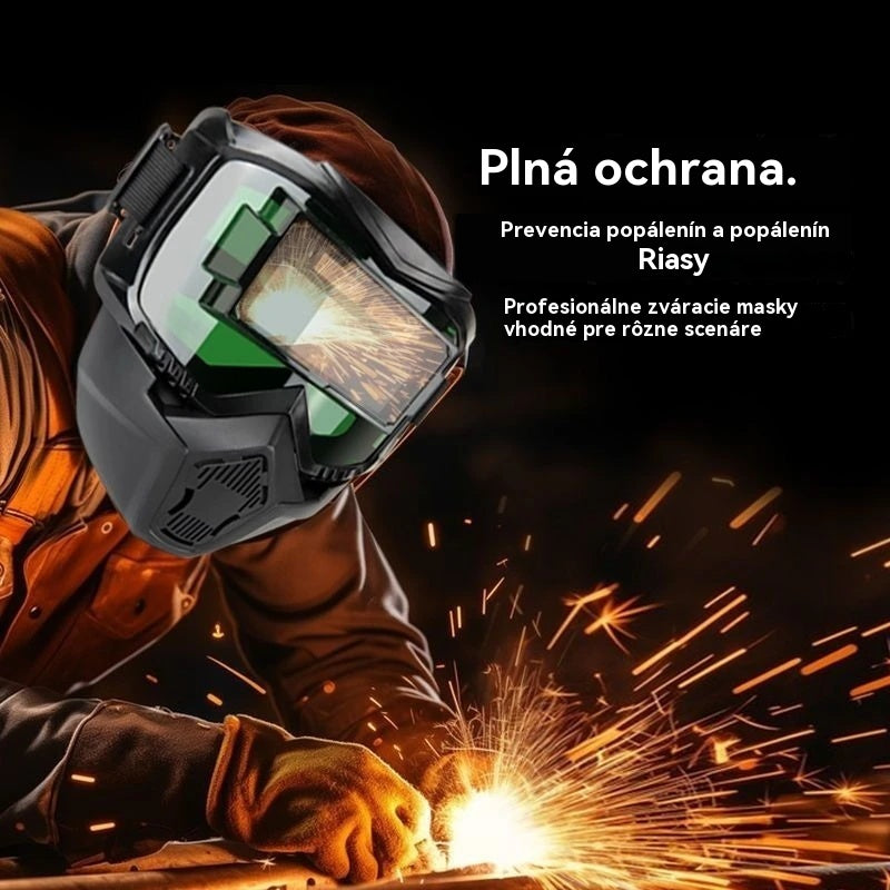 🔥【Kúpte 1 a získajte 1 zadarmo】😎Plne automatická zváračská kukla s ochrannou maskou pre zváračov s možnosťou výmeny svetla