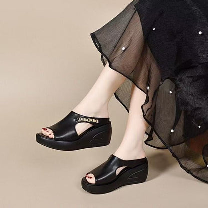 👡🔥【Promoție specială】【35–40】Sandale elegante cu pană pentru femei – confort și stil pentru vara 2025 ✨🌸