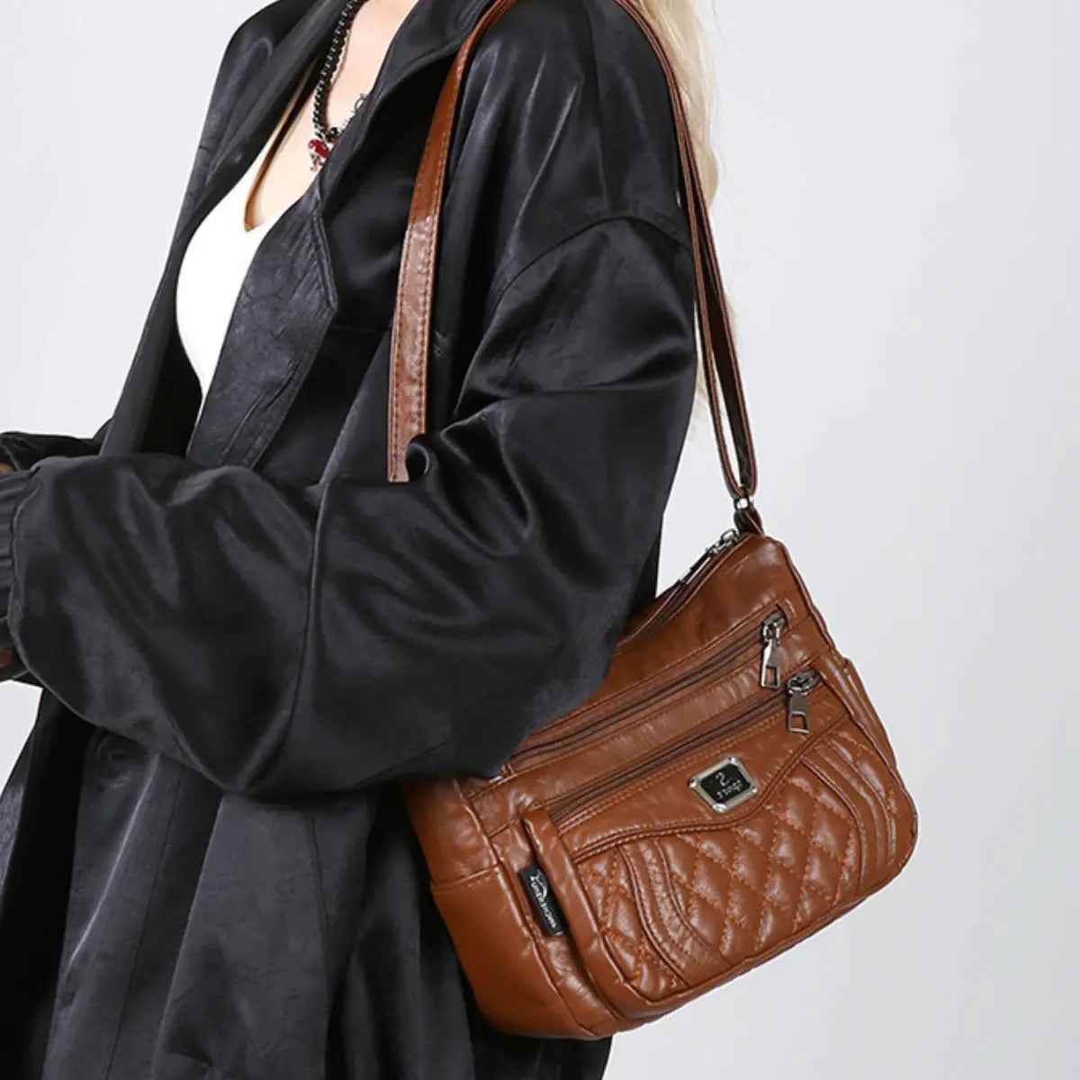 👜【Bestseller】Duża torba na ramię typu crossbody | Uniwersalna i modna torba typu crossbody