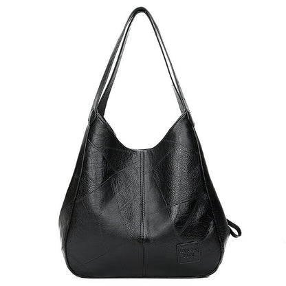 💖👜💖 【50% reducere🔥】Geantă de umăr din piele moale, nou stil, capacitate mare