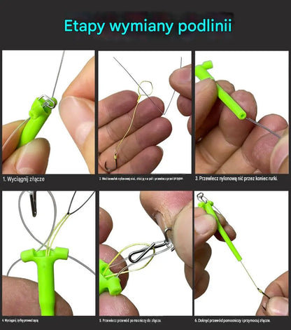 🐟 Nowoczesne przypony tandemowe Anti-Tangle z organizerem – zestaw akcesoriów wędkarskich na 2026 rok