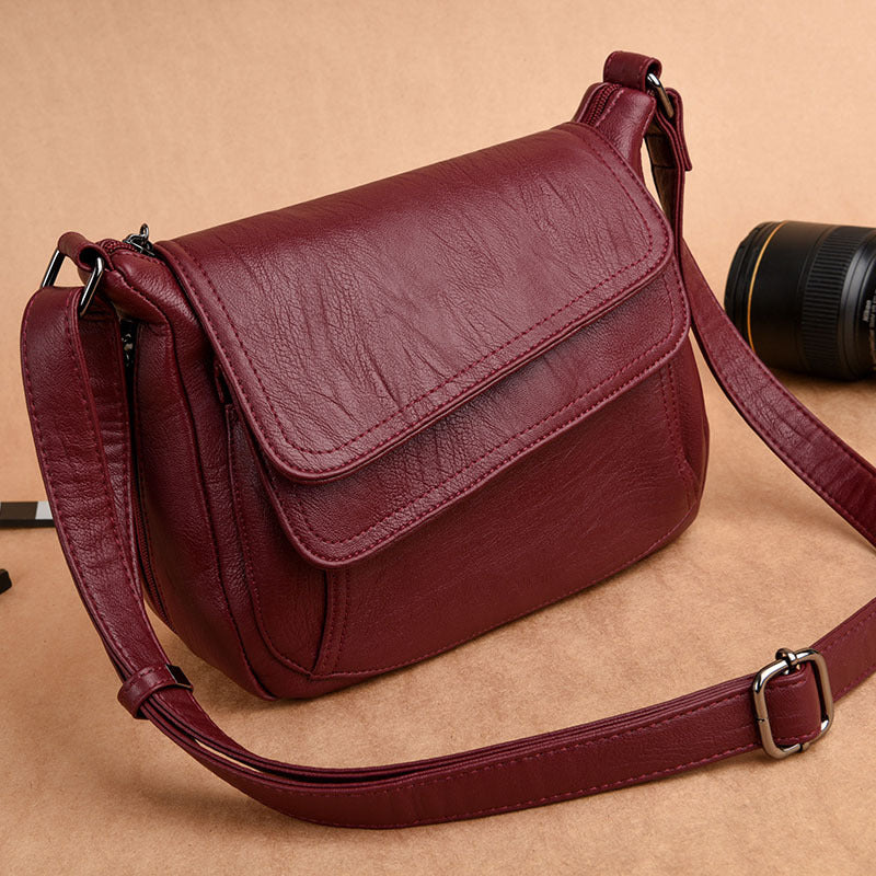 👜 【DOPRAVA ZDARMA】Stylová ramenní kabelka z prémiové měkké kůže ✅ Luxusní materiál ✅ Univerzální design ✅ Praktické uspořádání