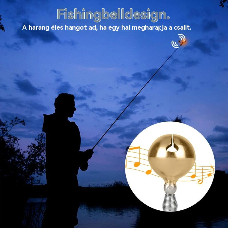 🔥🎣【50% KEDVEZMÉNY】【5 db】🎣 LED fény horgászbothoz csengővel és hangjelzéssel