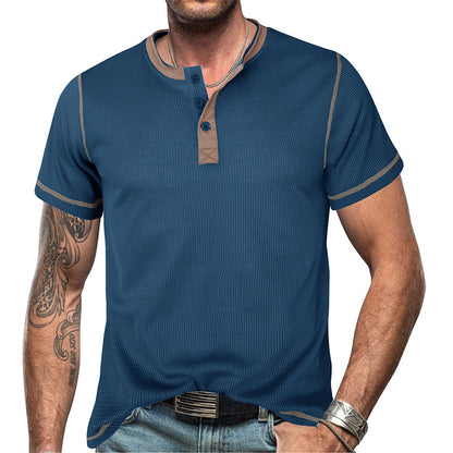 👕【50% reducere】Tricou vintage de vară bărbați 🌈｜Mărimi S–3XL｜10 culori 🔥