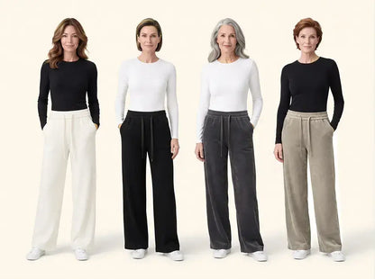 🔥【50% zniżki】【M-3XL】💖Nowe damskie elastyczne spodnie o luźnym kroju【40–110 kg】