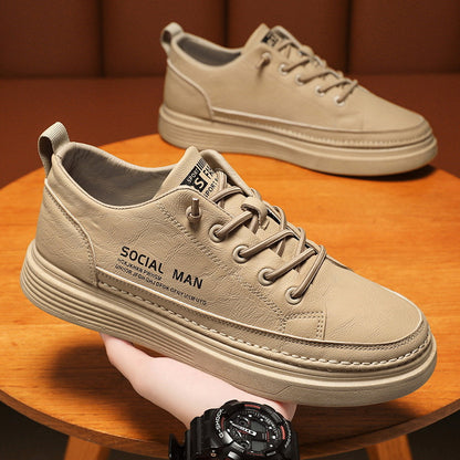 ✨【39-44】2025 Νέα δερμάτινα χαμηλά casual sneakers