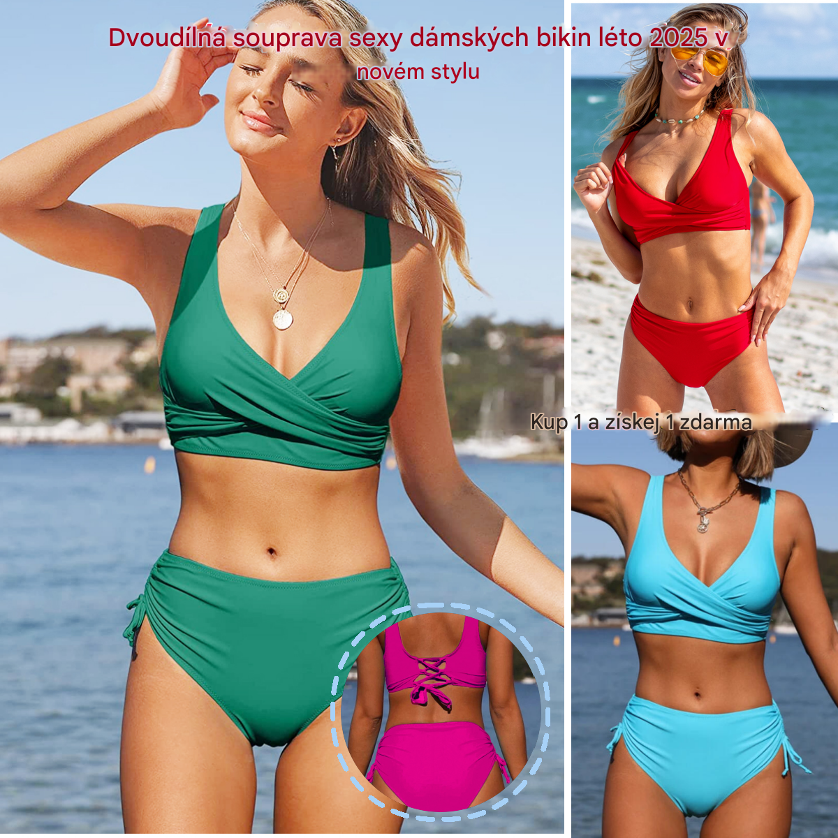 🏖️👙【Nová nabídka 2026】🌴【S-3XL】Dámské bikiny 2026 – pohodlné, prodyšné, rychleschnoucí 💦🔥