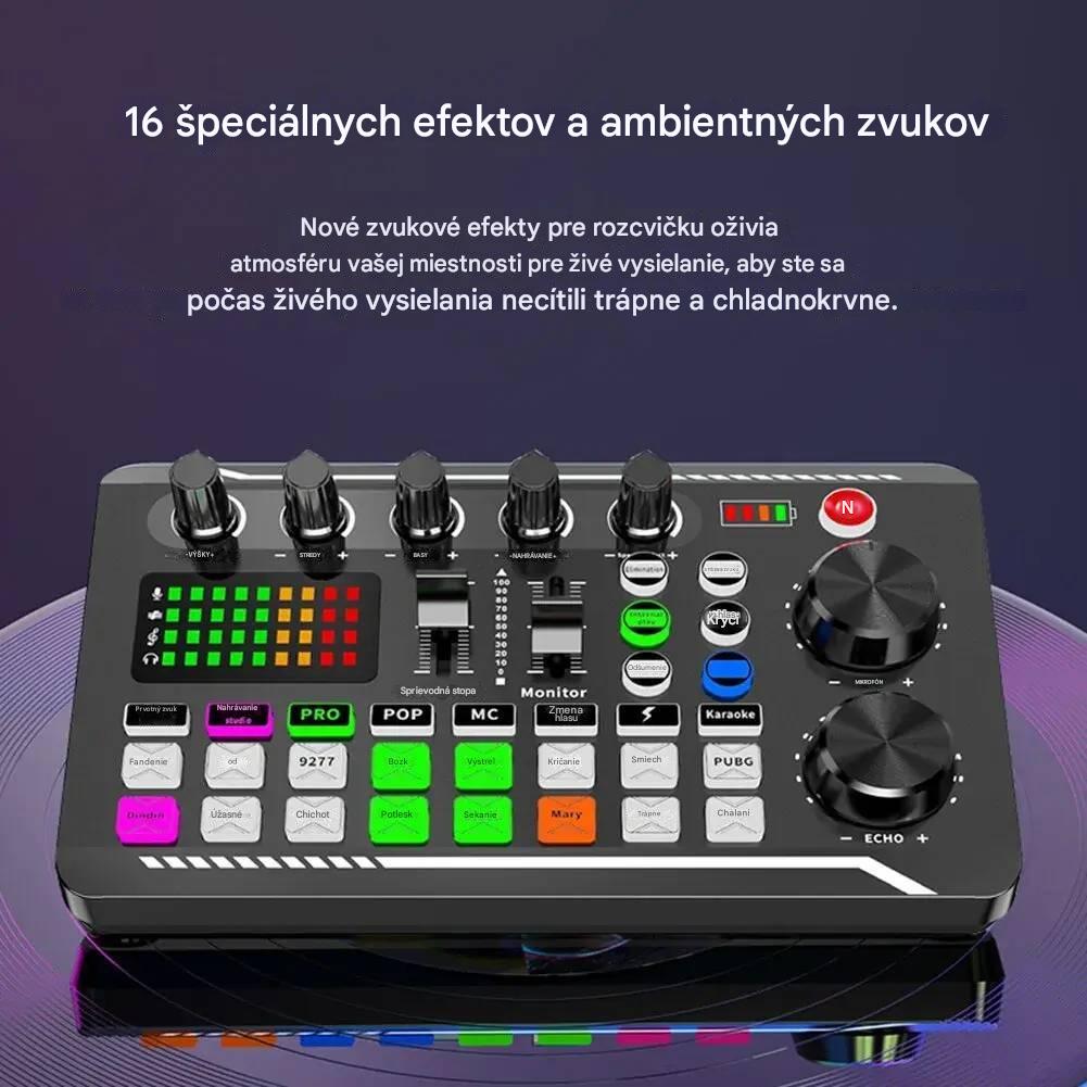 🔥Viacfunkčný mixážny kit mikrofónu pre zvukovú kartu