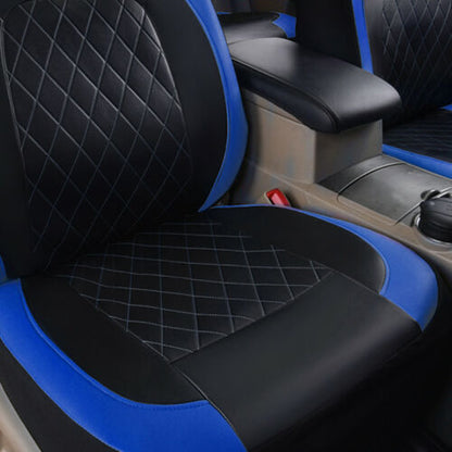 🚗🚗🤩 Uniwersalny zestaw pokrowców na fotele samochodowe z miękkiej skóry z oddychającą siateczką ✨ Szybka wysyłka, ograniczona oferta, dostępny zapas – Nie przegap