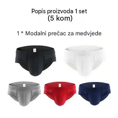 🔥AKCIJA -50%🔥【Paket od 5 komada】[M-3XL] 🩲Muške bokserice od modala